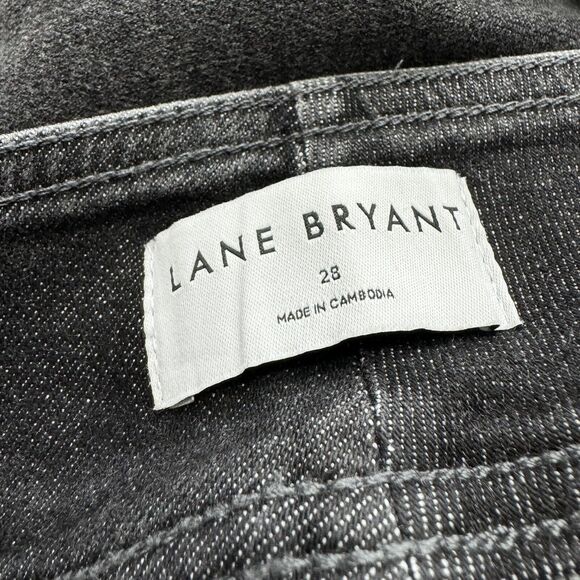 NEW‎ Lane Bryant Ultra High Rise Stretch Jegging Jeans Flex Magic Plus 28 Black - Picture 3 of 14